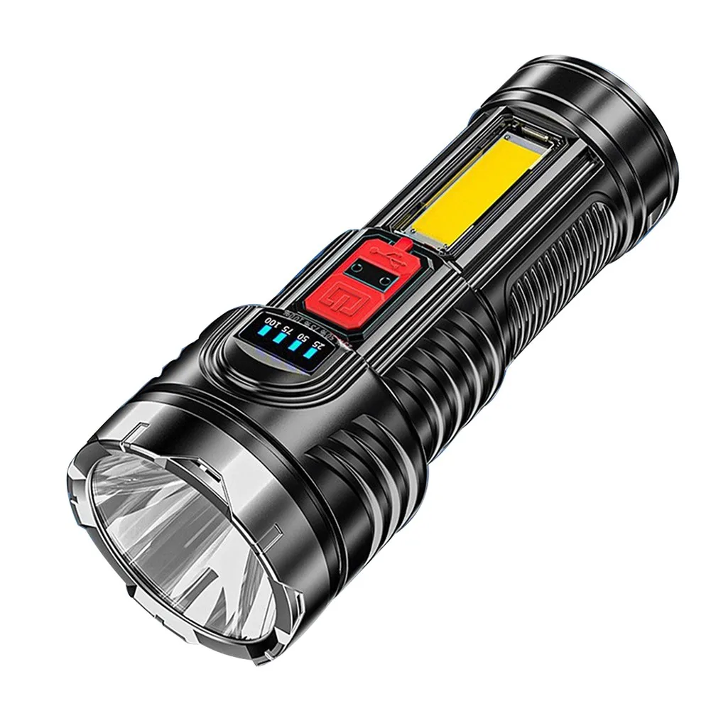 

Portable Flashlight Strong Light Rechargeable Super Bright Long-range Flashlight USB Charge Waterproof Outdoor Accessories