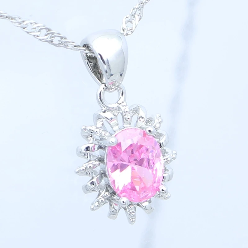 Комплект ювелирных изделий из серебра 925 пробы с кулоном и кольцом