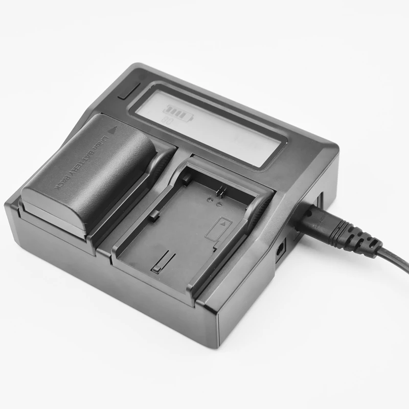 Подходит для цифровой камеры Canon Lp E6 / E6N зарядное устройство LCD (вилка
