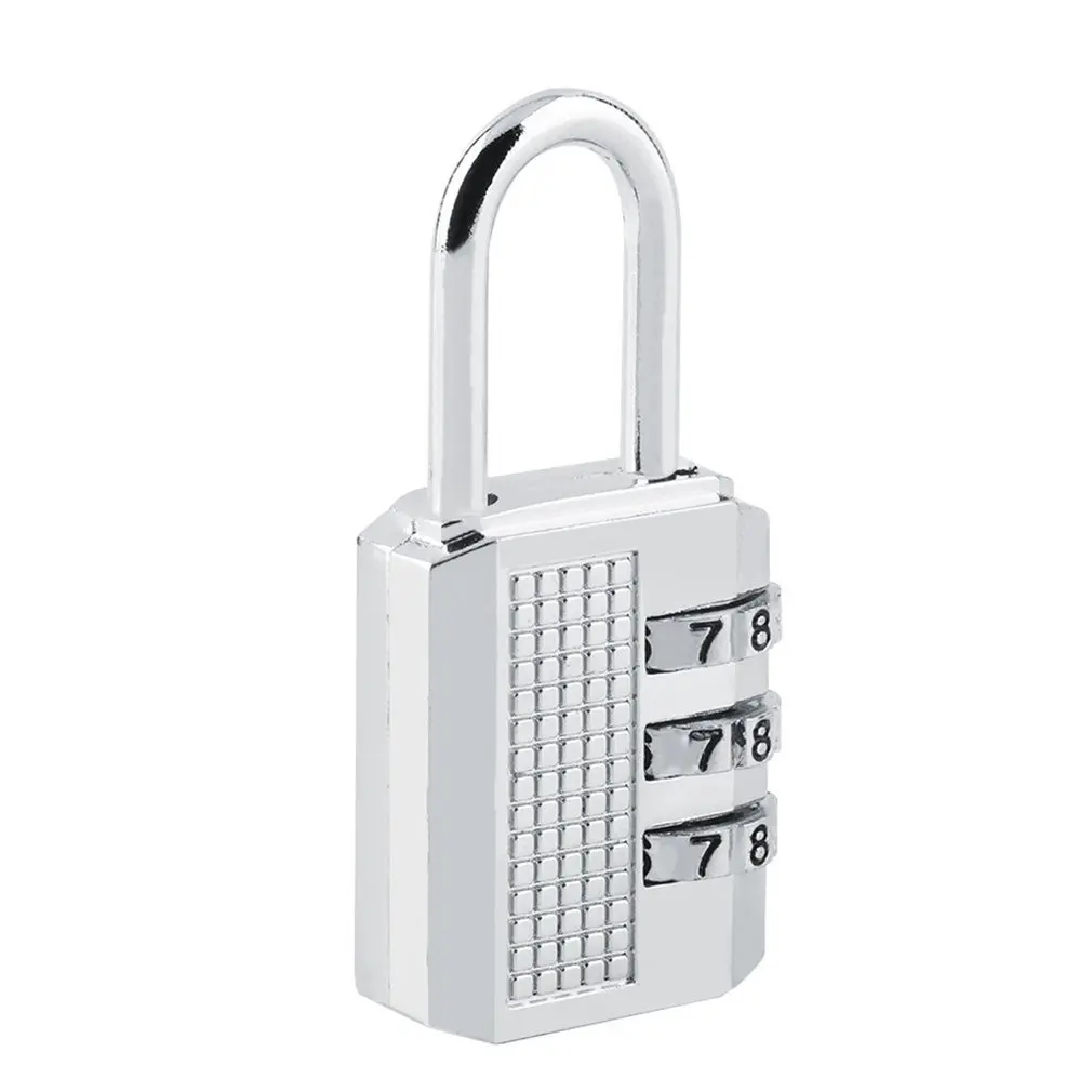 Top Safety Steel 3/4 Dial Combination Padlock Locker Door Toolbox Luggage Suitcase Lock Keep Your Property Safe |