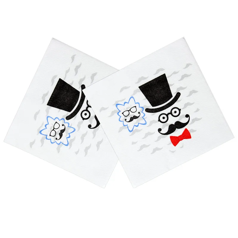 k napkin 20pcs 20 шт цветы розы бумажные салфетки кафе и вечерние салфетки украшение в технике декупажа бумажные Мути-Стили единорог животные - Цвет: k napkin 20pcs