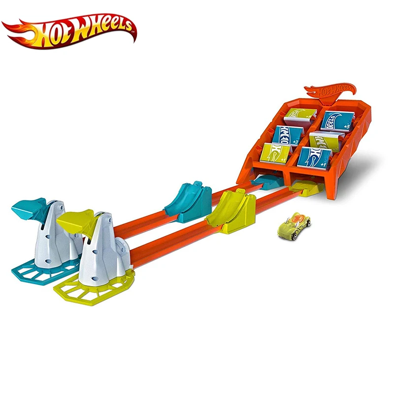 Hotwheels экшн-машина трек Игровой Набор Hot Wheels отлитые модели автомобилей Аксессуары
