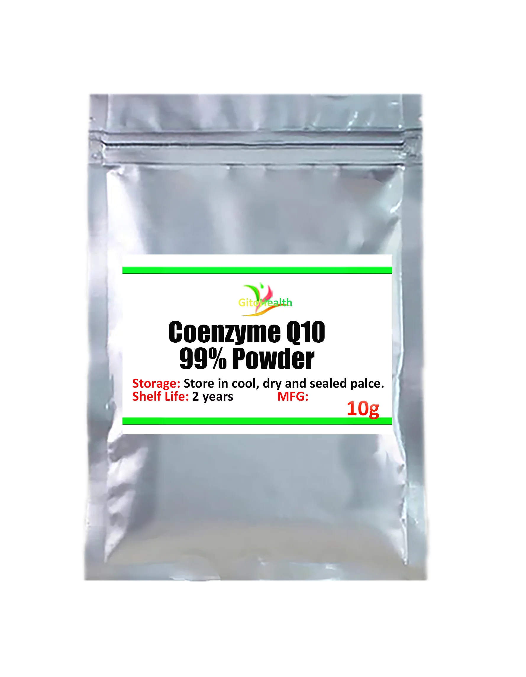 

Coenzyme Q10 99% powder, CoQ10, anti-aging, anti fatigue, fitness, strengthening, improving and preventing cardiovascular diseas