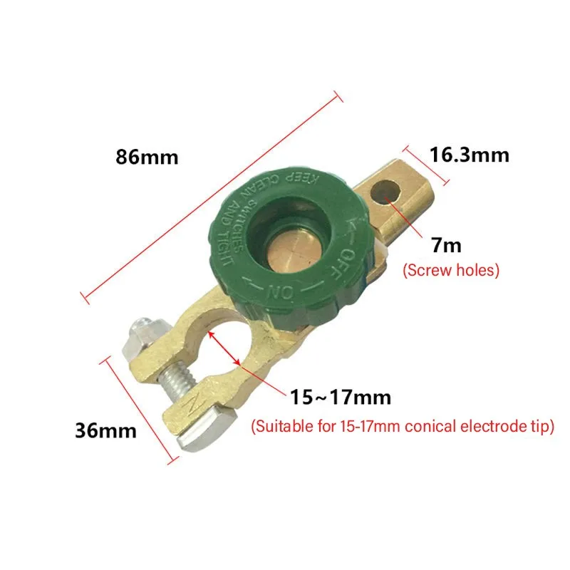 

Универсальный переключатель для автомобильного аккумулятора, клеммный переключатель для аккумулятора, быстрое отключение, отключение, пр...