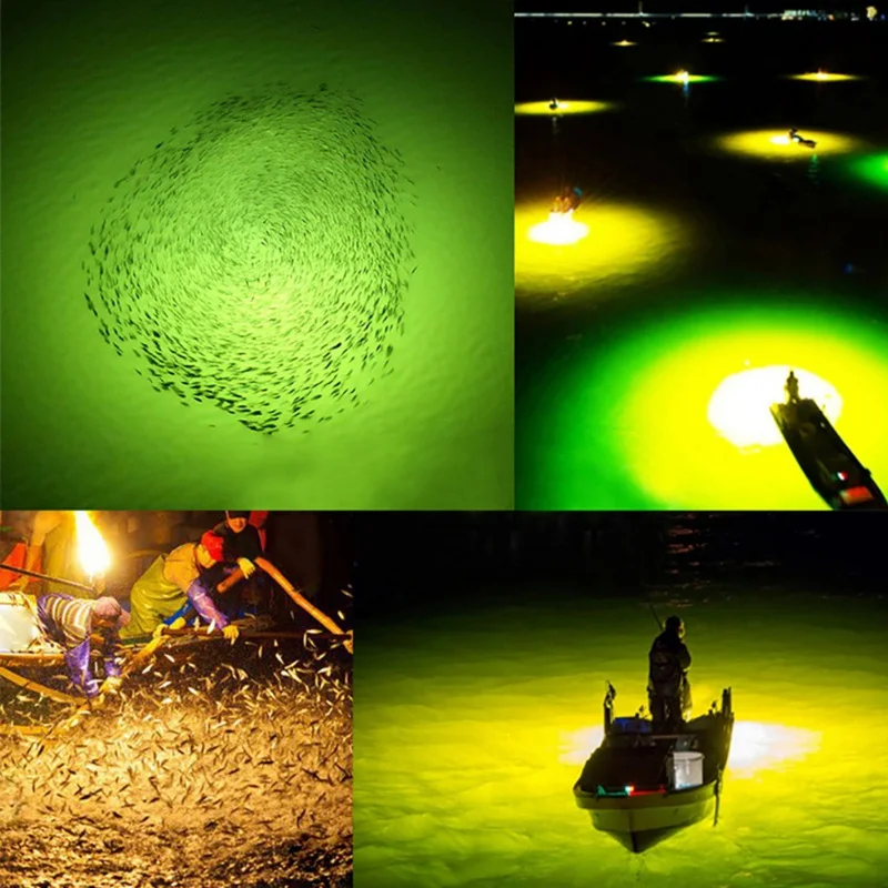 

1pc Waterproof Fishing Light Luminous LED Underwater Fishing Light Lamp Deep Sea Fishing Light Multi-Color
