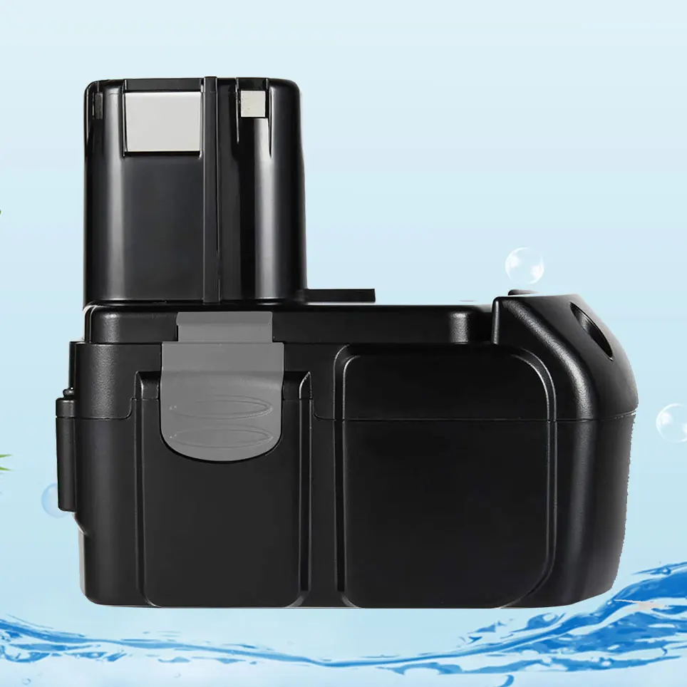 

[2 Pack] 18V Li-ion High Capacity Battery 327730 327731 326240 326241 for Power Tools Hitachi BCL1815 BCL1820 BCL1825 Pack Black