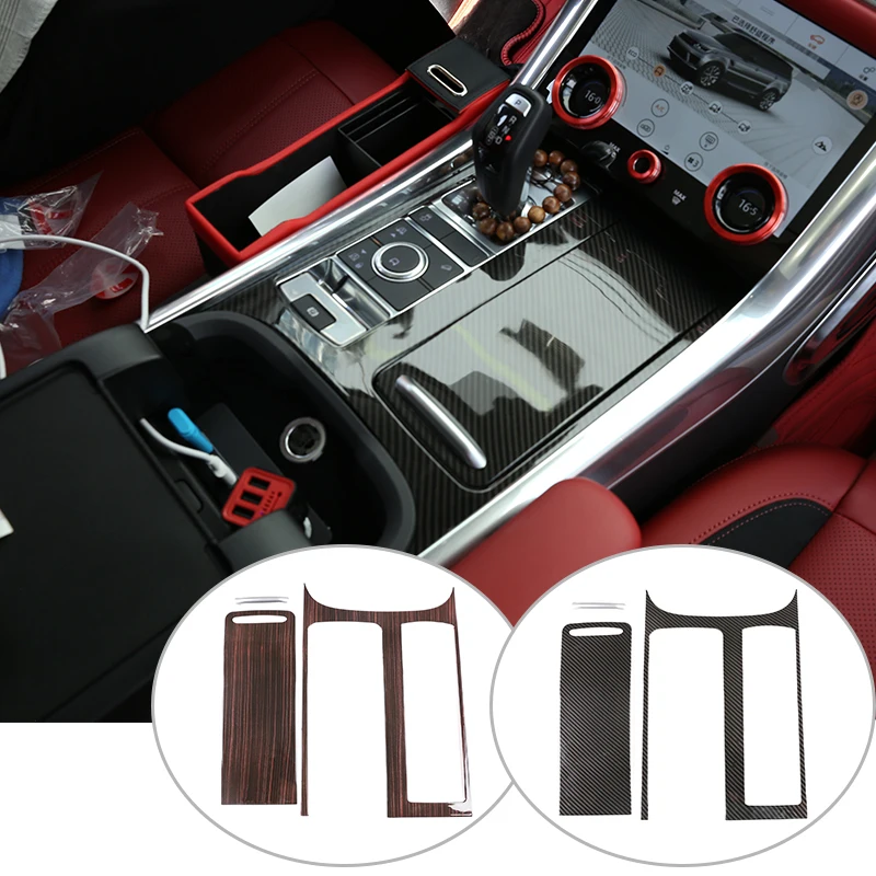 Покрытие панели центральной консоли из углеродного волокна LHD для Range Rover Sport RR 2018