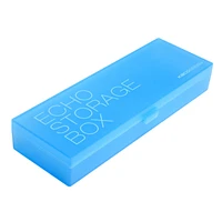 1pc kaco echo translucent plastic pencil case candy color multi function stationery storage box children student pencil box