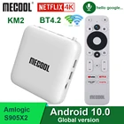 ТВ-приставка Mecool KM2, сертифицированная Google Amlogic S905X2, 2 Гб DDR4, USB3.0, 5G, 2,4G, Wi-Fi, BT, основное видео, HDR, беспроводной, L1, 4K, Netflix, Android