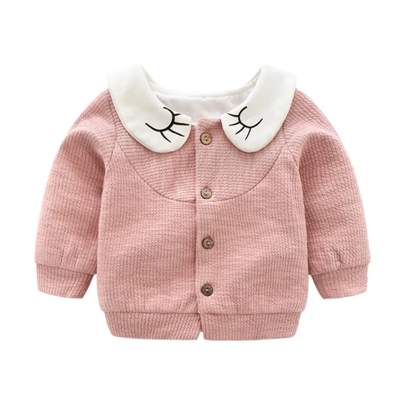 Fashion Baby Coat Cotton Kids Clothes Autumn Long Sleeve Outfit Overcoat Lovely Jacket For Girl Cartoon | Детская одежда и обувь