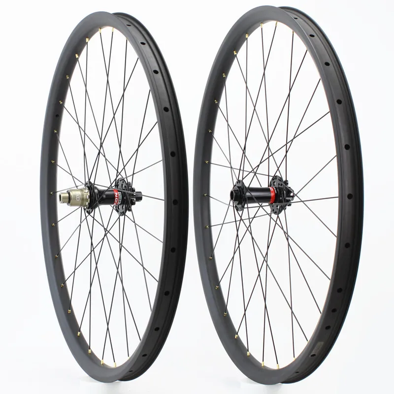 

27.5er Mtb Bike Wheel 30x25mm XC Tubeless Disc Carbon Wheels Novatec D791SB D792SB 110x15 148x12 Boost 650B Mtb Wheelset
