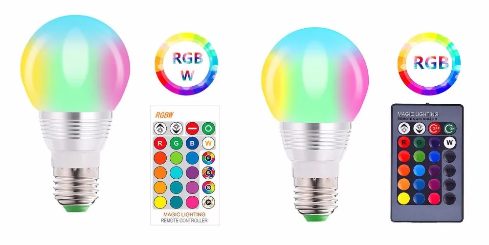 110 В 220 В E27 RGB светодиодный светильник 5 Вт 10 Вт 15 Вт RGB лампада сменная цветная светодиодная лампа RGBW с ИК-пультом дистанционного управления+ режим памяти