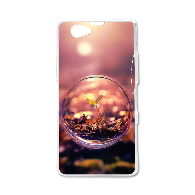 ТПУ чехол s для sony Z1 Mini чехол с рисунком мягкий силиконовый чехол для sony Xperia Z1 Compact D5503 Z1 Mini M51W 4,3 дюймов Чехол - Цвет: Q049