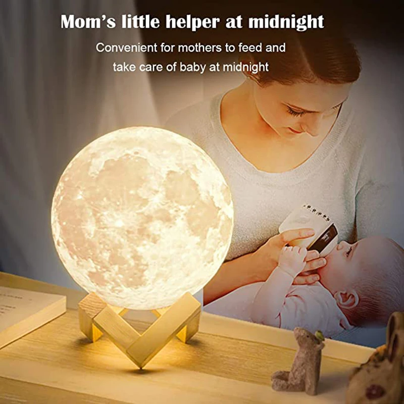 

KeWL Moon Night Light Humidifier 880ml Aroma Diffuser Color Changing Ultrasonic Humidifier Bedroom Warm Light Humidifier
