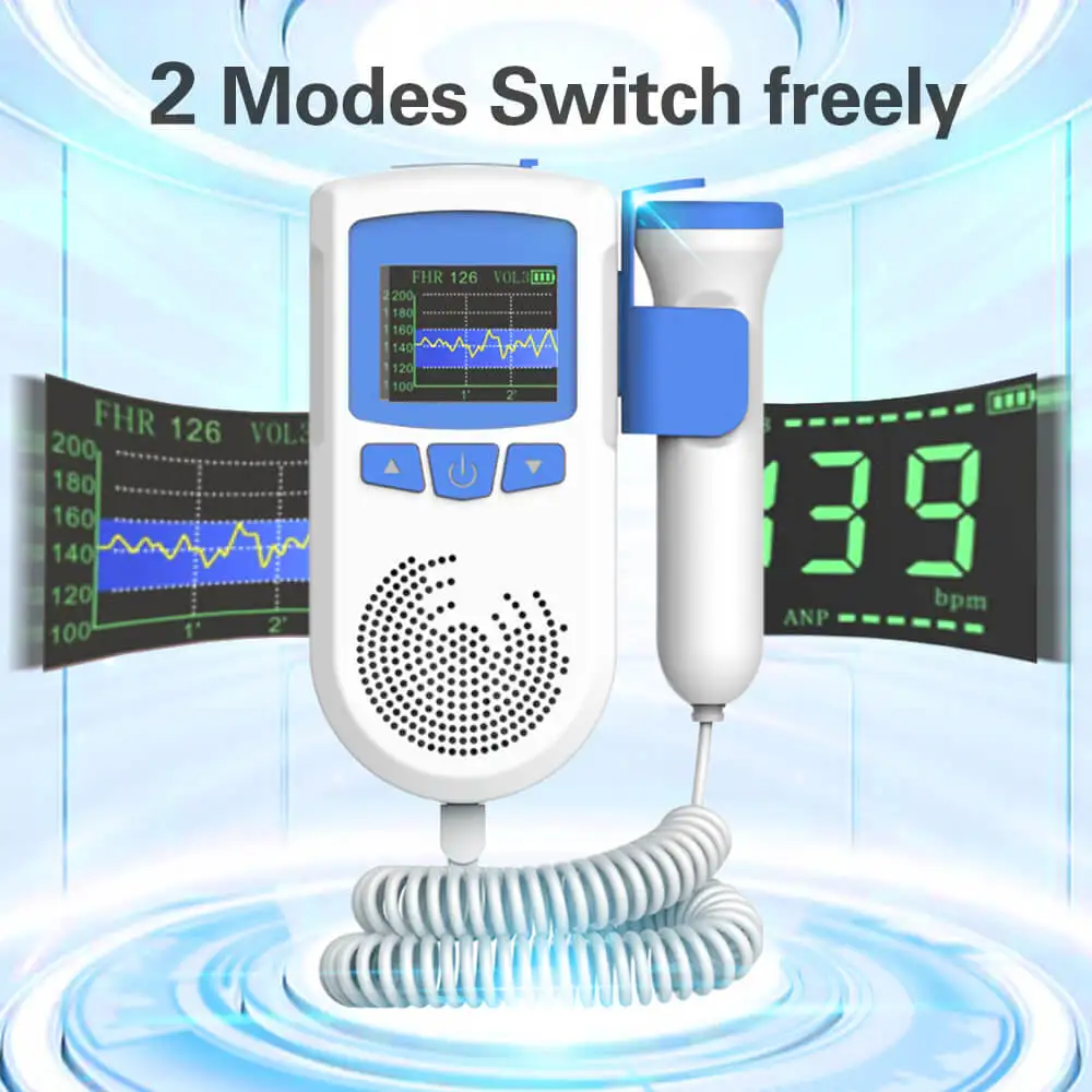 OLIECO 2,5 МГц детский Пульс фетальный монитор Doppler медицинский домашний стетоскоп для беременных детей Карманный CE CFDA пренатальный детектор сердца