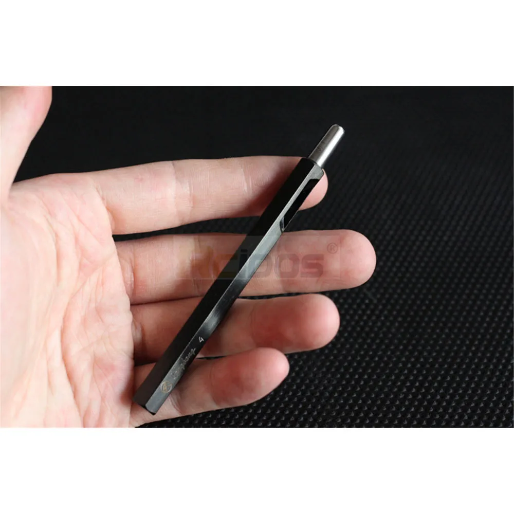 RCIDOS Шестигранная форма DC53 стальная ручка кожаный ремень круглый дырокол диаметр