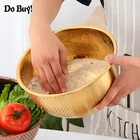 Ситечко для риса, 1 шт., ситечко из нержавеющей стали, розовое золото, сито цветная корзина, сушилка, кухонное приспособление