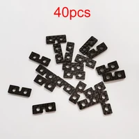 40pcs fixed gasket for servo carbon fiber 2mm thickness standard steering gear washer diy spare parts for rc airplane models