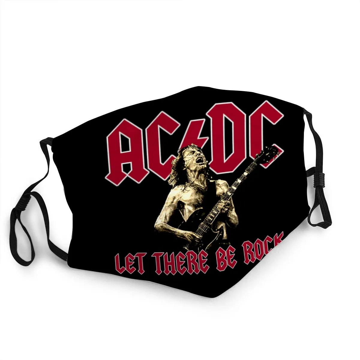 Мода Маска AC/DC тяжелый металл рок-группа, стиральный многоразовый антивирусный антибактериальный ткань мужчина/женщина хип-хоп Fuuny CD на.