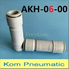 Пневматический обратный клапан, 20 шт.лот, односторонний клапан, невозвратный, тип SMC AKH06-00, для трубки 6 мм AKH-06-00