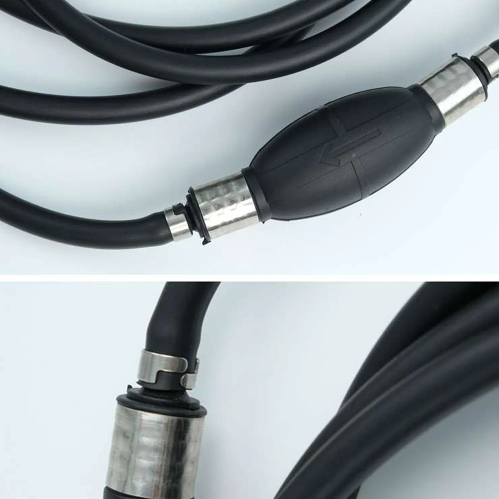 

2.1M Manual Fuel Gas Pump Oil Pipe Hand Pinch Pump Car Oil Pipe Motor Oil Suction Pipe for Motorcycles Boat Black