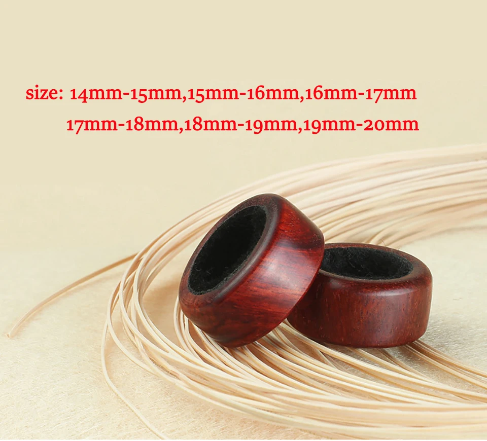 14mm-20mm LINNHUE Удочка из красного дерева, клип уплотнительное кольцо крови сандалового дерева анти-плавательная маска рыболовные принадлежности для предотвращения Рыбная Удочка от падения - Цвет: 14mm-20mm