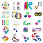 Антистрессовая игрушка на палец с ручкой, игрушка для снятия стресса для взрослых и детей, игрушки-антистресс с простым затемнением, Снятие напряжения, Прямая поставка