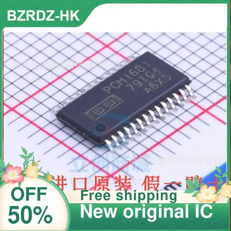 

2-10 шт./лот PCM1681 PCM1681PWP PCM1681PWPR TSSOP28 новый оригинальный IC