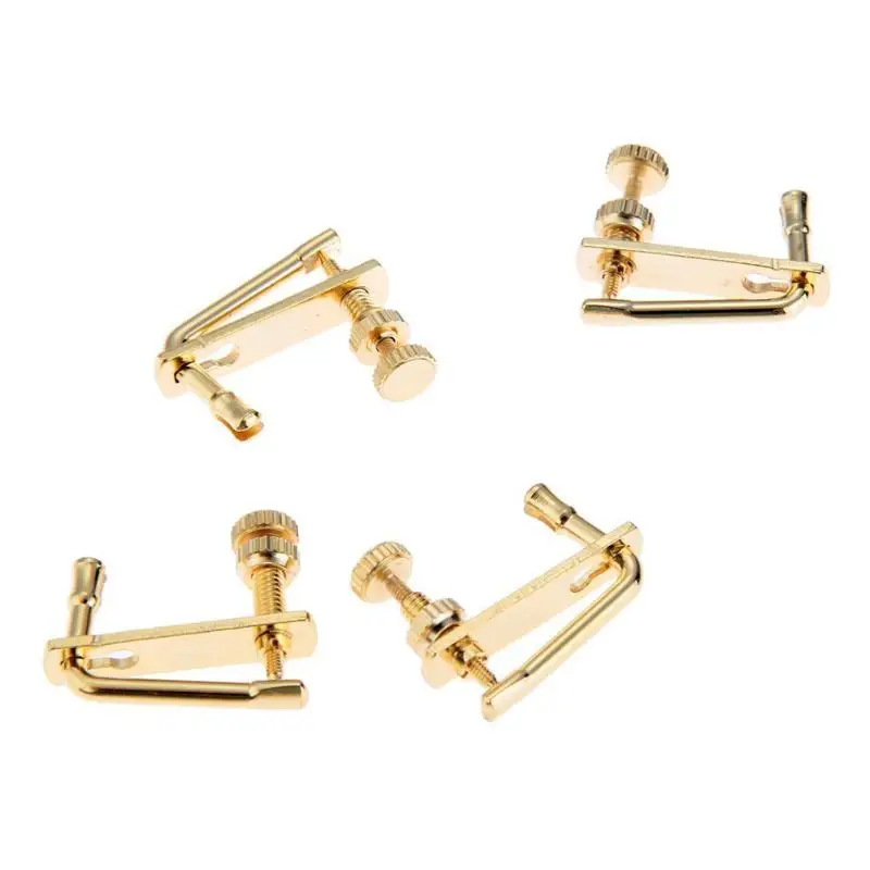 4 шт. тонкий тюнер для скрипки с регулятором винты медным покрытием размера