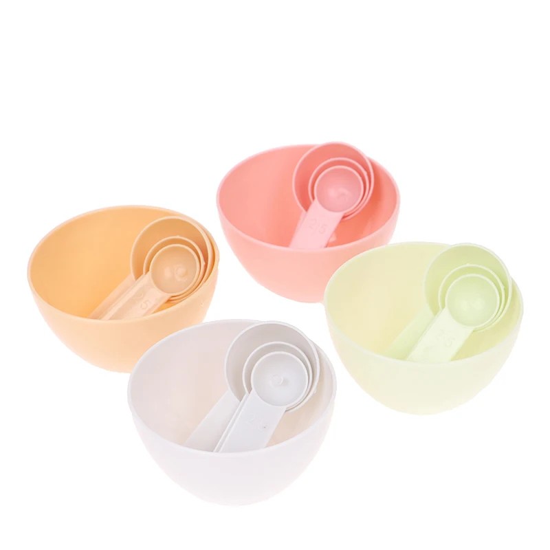 

4pcs DIY Facial Brush Mask Bowl Spoon Set Mask Brush Bar Beauty Tool Mixing Tool