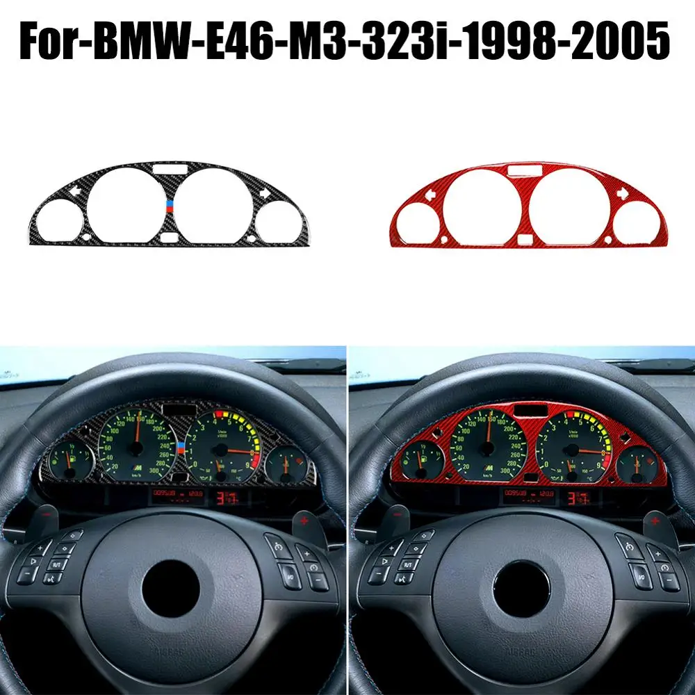 Внутренняя Панель инструмента из углеродного волокна декоративная рамка для BMW