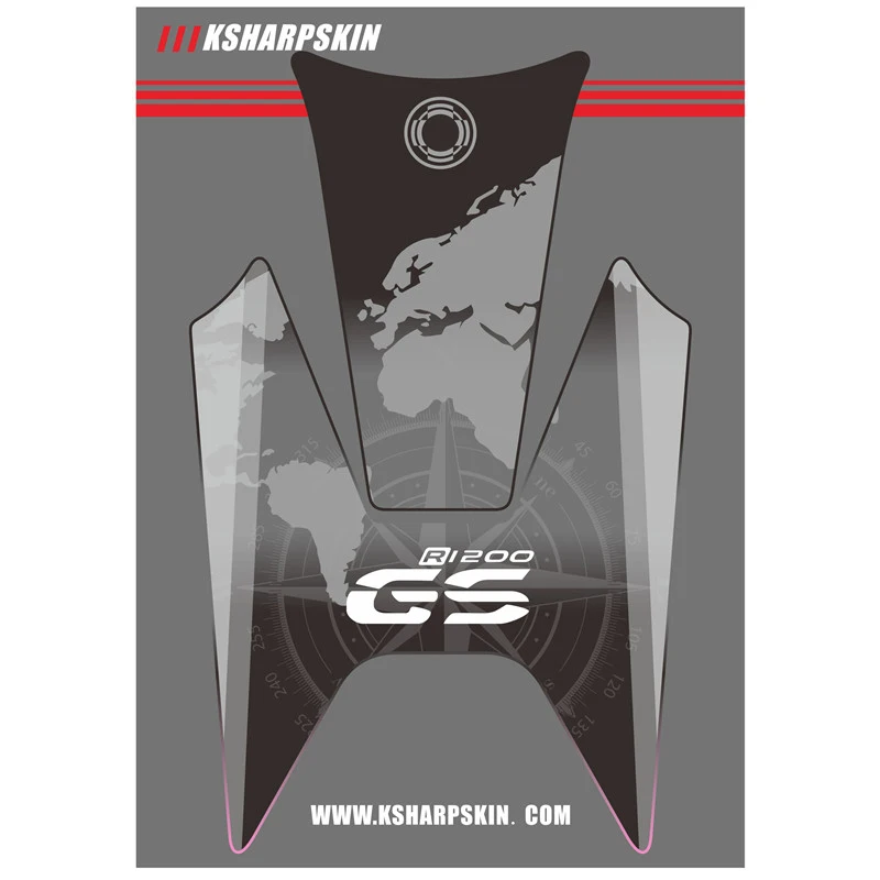 3d наклейка ADESIVI с эмблемой защитная накладка на бак подходит для BMW R1200GS R1200