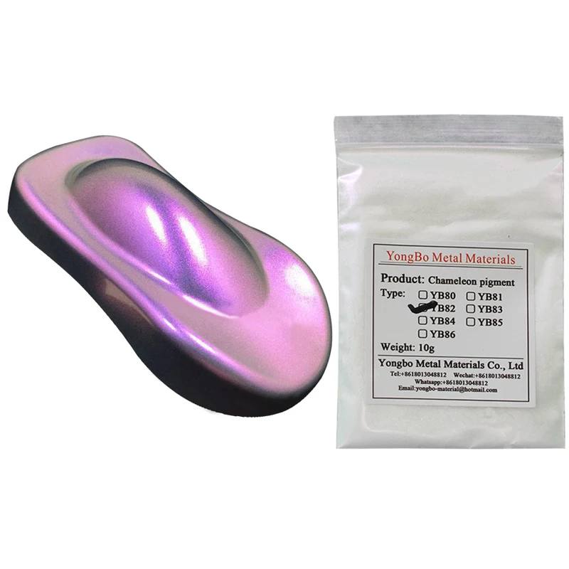Пигмент Хамелеон YB82 порошковое покрытие краска для автомобилей декоративное