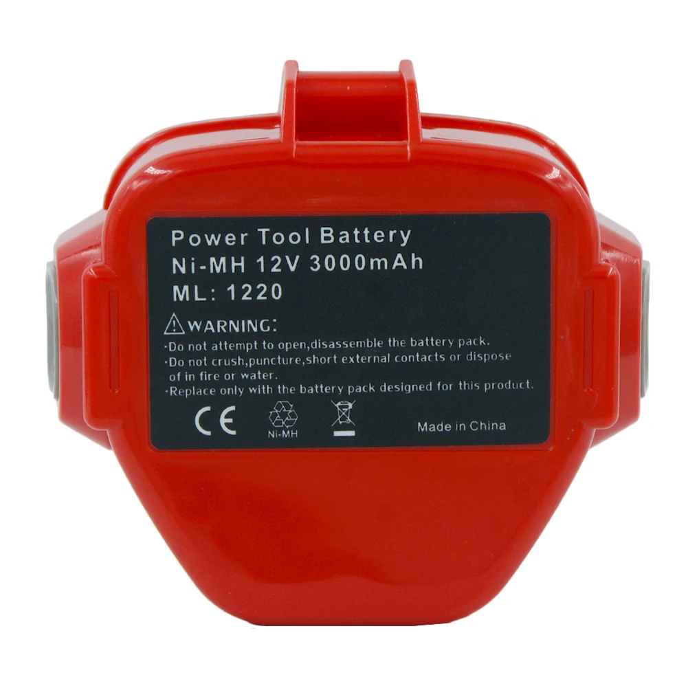 

2PCS 3000mAh Ni-MH Rechargeable Battery for Makita 12v PA12 1220 1233 1222 1223 1235 6227D 6313D 6317D 6223D Cordless Battery