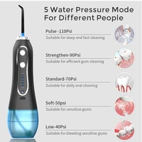 water thread for teeth portable electric oral dental floss irrigator 300ml water tank water flosser dental cleaning device
