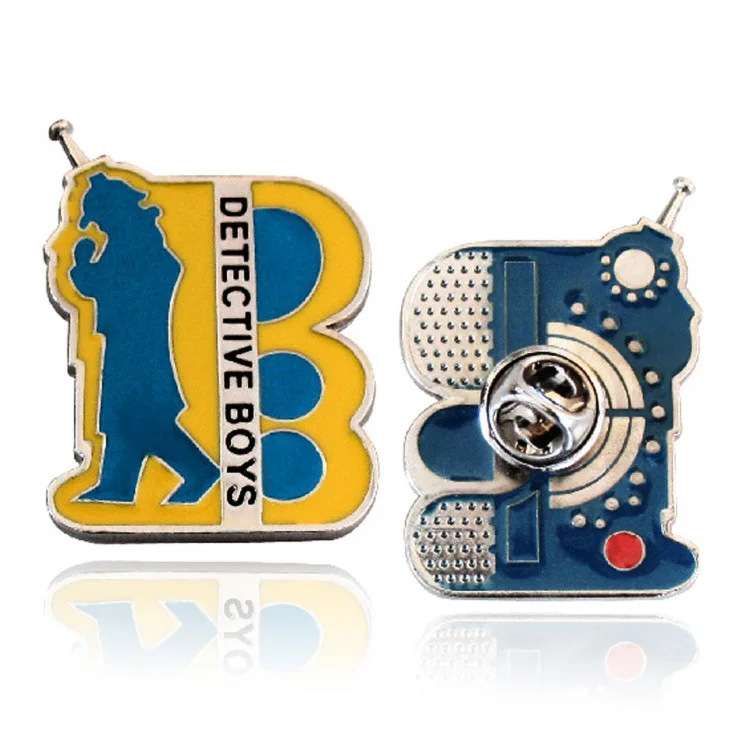 Японское аниме мультфильм Детектив Конан коммуникатор Брошь Косплей одежда