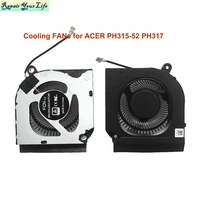 cpu gpu cooler cooling fans for acer predator helios 300 ph315 52 ph317 53 computer gaming fan laptop dc28000qef0 dc 5v 4 pin