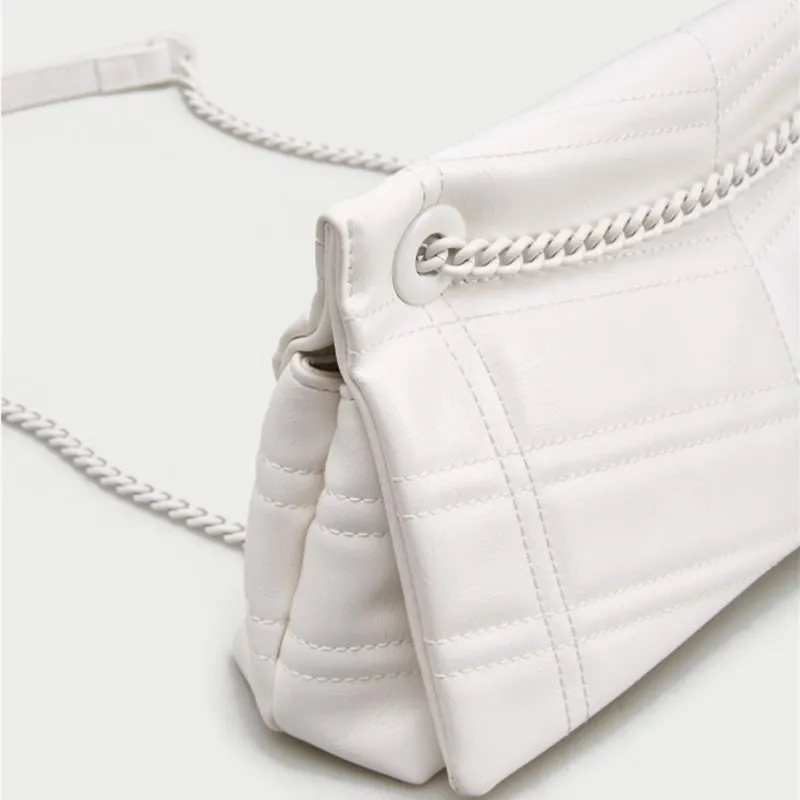 

FIRMRANCH Female Shoulder Bag 2021 New Fashion Chain Diamond Crossbody Small Square Bag