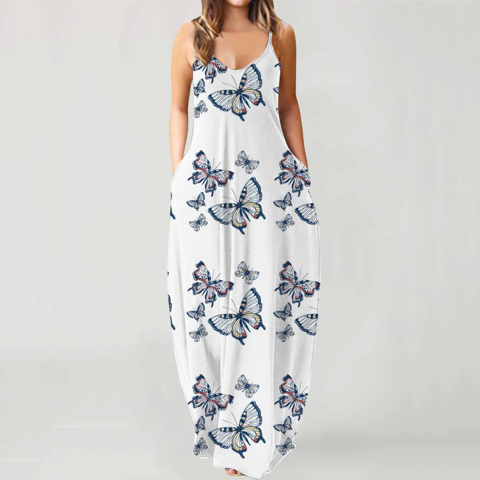

Women Summer Dress O-Neck Flower Print Sleeveless Plus Size Pullover Long Dresses For Women Robe Femme Повседневные Платья 2021