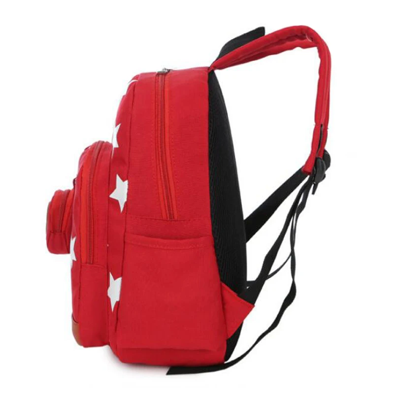 Милые детские школьные сумки с принтом стартов Детские нейлоновые рюкзаки для