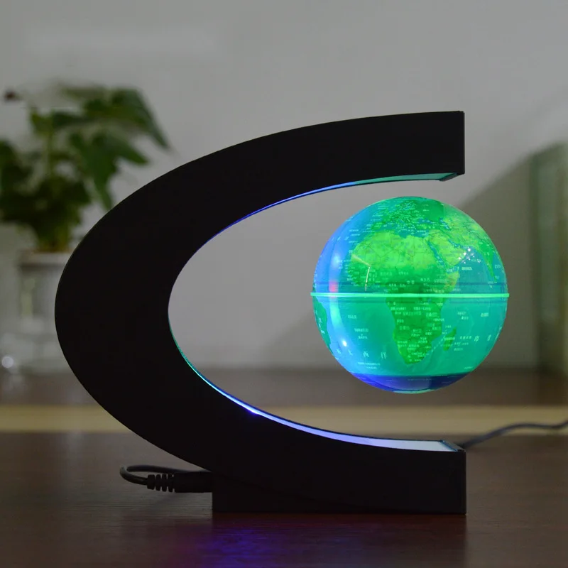 Magnetic Levitation Globe Floating LED World Map Electronic Antigravity Lamp Novelty Ball Light Home Ornaments Decoration Gifts images - 6