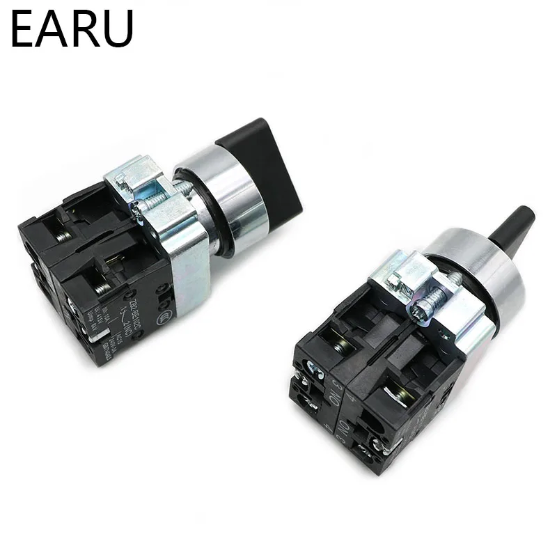 XB2-BD25 XB2-BD53 1NO/1NC 2NO 2/3 позиция мгновенного самосброса блокировка Селекторный