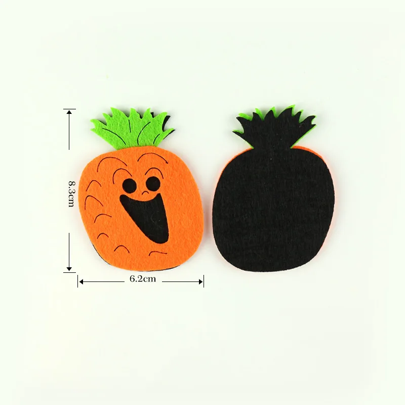 10 шт./лот ткань Войлок ананас аппликация фрукты нашивки для детей ручная