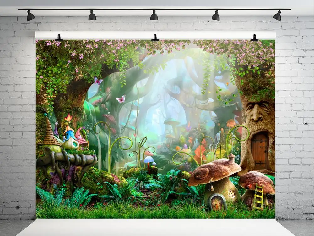 Винилбдс картонная сказочная Детская фотография фон для фотосъемки Сказочный