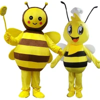 cute bee mascot costume furry fursuit cosplay suit fancy party game dress up clothing carnival for festival