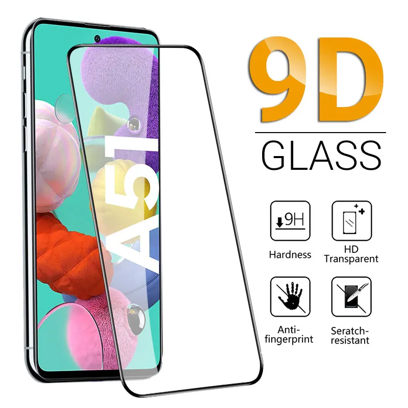 

9D Tempered Glass Screen Protector For Samsung A51 A71 A52 A21S A72 A32 A70 A31 A10 A12 A30 A10e A40 A41 A42 A20e A02 A50S Glass