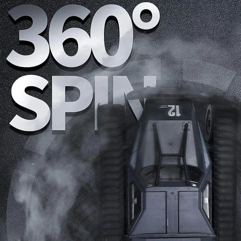 

Assembled Remote Control Crawler Tank High Speed 4WD Off-Road RC Car 2.4 Ghz 1/12 Drift Tank RC Vehicle for Kids Adults