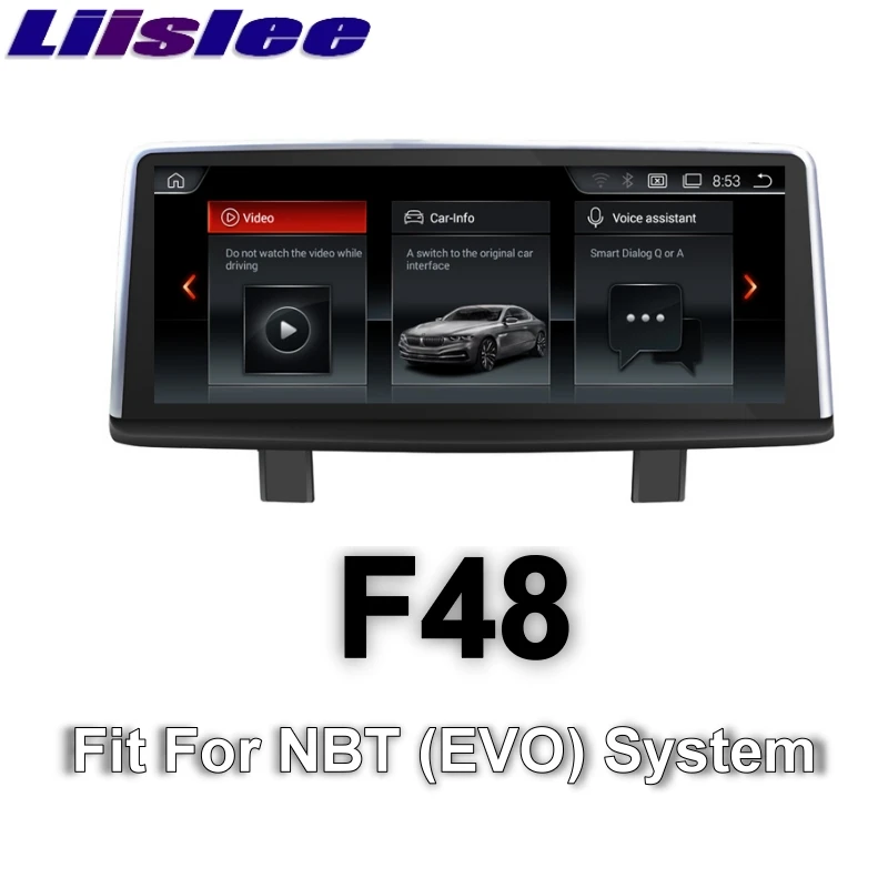 Автомобильный мультимедийный плеер LiisLee для BMW X1 F48 2015 ~ 2017 NBT 10 дюймов GPS аудио Hi Fi