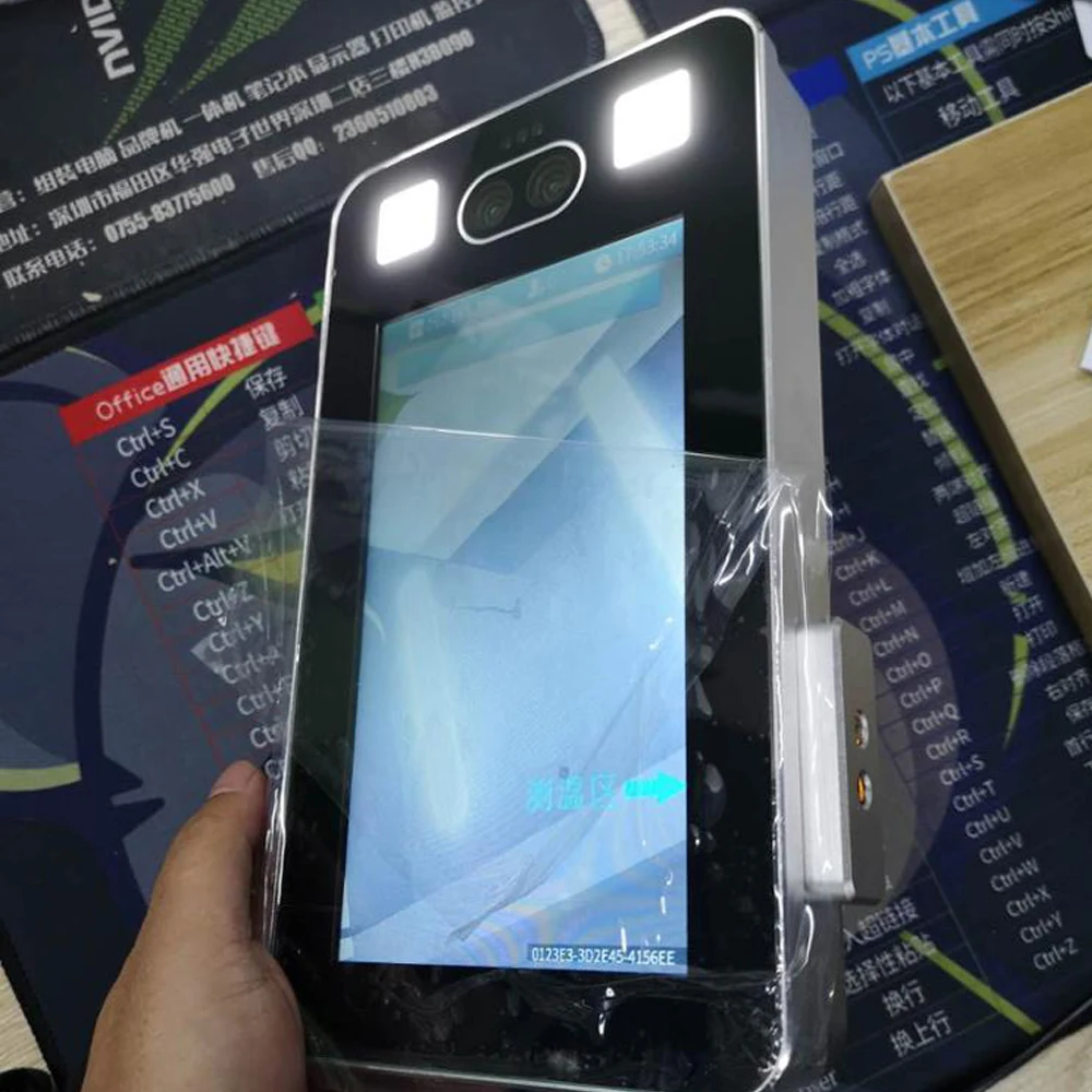 Контроль доступа для распознавания лица измерение температуры запястья