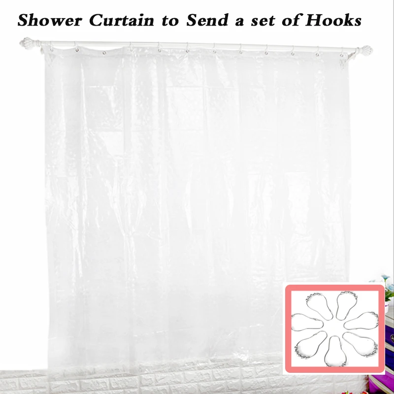 3D водостойкая занавеска для душа и кольцо ванной комнаты украшения дома